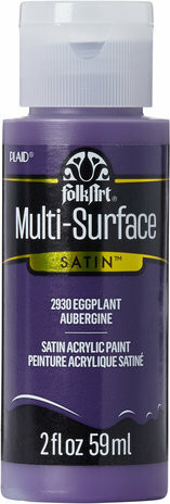 Monikäyttömaali violetti - FolkArt Multi-Surface Satin Eggplant 59 ml