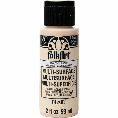 Monikäyttömaali ruskea - FolkArt Multi-Surface Satin Cool Bisque 59 ml