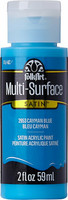Monikäyttömaali sininen - FolkArt Multi-Surface Satin Cayman Blue 59 ml