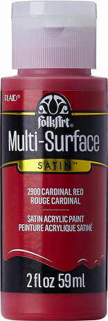 Monikäyttömaali punainen - FolkArt Multi-Surface Cardinal Red 59 ml