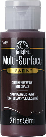 Monikäyttömaali violetti - FolkArt Multi-Surface Satin Berry Wine 59 ml