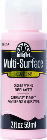 Monikäyttömaali vaaleanpunainen - FolkArt Multi-Surface Baby Pink 59 ml