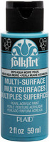 Metallihohtomaali sininen - FolkArt Multi-Surface Metallic Teal Topaz 59 ml