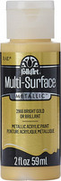 Metallihohtomaali kulta - FolkArt Multi-Surface Metallic Bright Gold 59 ml