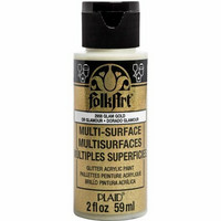 Glittermaali kulta - FolkArt Multi-Surface Glitter Glam Gold 59 ml