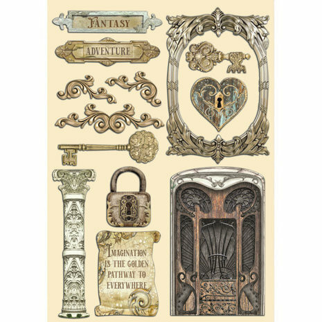 Vanerikoristeet 15x21 cm - Stamperia Magic Forest Wooden Shape