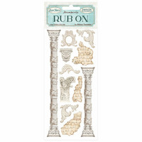 Siirtokuva-arkki 10x21 cm - Stamperia Magic Forest Rub-On Column