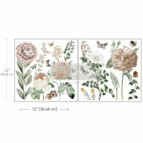 Siirtokuva 60x30 cm - Re-Design with Prima Decor Transfer An Afternoon In The Garden