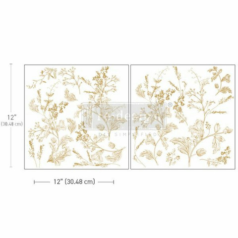Siirtokuva 60x30 cm - Re-Design with Prima Decor Transfer Dainty Blooms