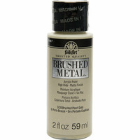 Metallihohtomaali helmiäiskulta - FolkArt Brushed Metal Pearl Gold 59 ml