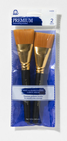 Sivellinpaketti, 2 kpl - FolkArt Premium Basecoating Brushes
