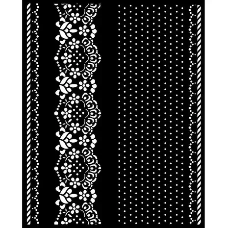 Sabluuna 20x25 cm - Stamperia Sunflower Art Borders and Lace
