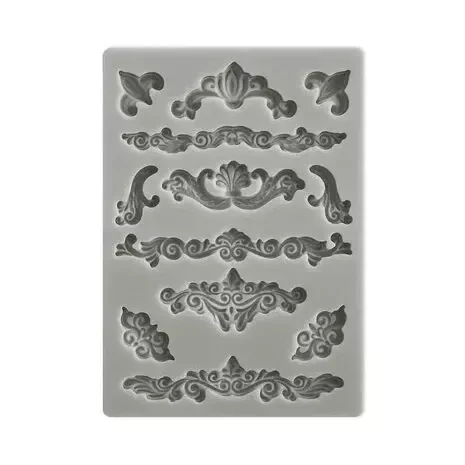 Silikonimuotti 10x15 cm - Stamperia Sunflower Art Corners and Embellishments
