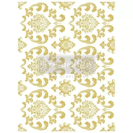 Foliosiirtokuva 45x60 cm - Prima Re-Design Kacha House of Damask Decor Transfers