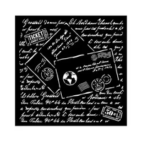 Sabluuna 18x18 cm - Stamperia Around the World Thick Stencil Letter