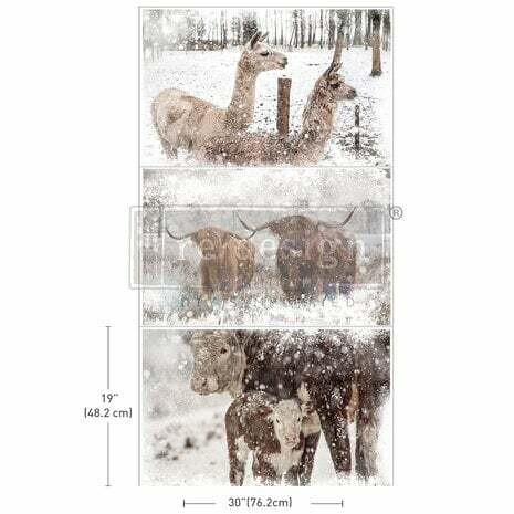 Kuitupaperi 49x76 cm x 3 kpl - Rustic Retreat Re-Design with Prima Tissue Paper Pack