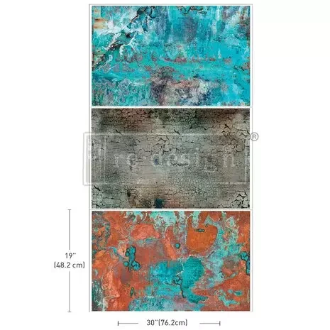 Kuitupaperi 49x76 cm x 3 kpl - Rustic Romance Re-Design with Prima Tissue Paper Pack