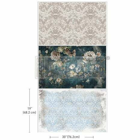 Kuitupaperi 49x76 cm x 3 kpl - Heartfelt Memories Re-Design with Prima Tissue Paper Pack