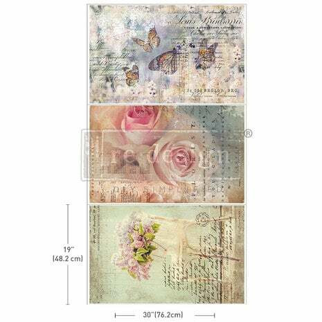 Kuitupaperi 49x76 cm x 3 kpl - Dreamy Delights Re-Design with Prima Tissue Paper Pack
