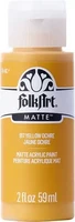Matta akryylimaali keltainen - FolkArt Matte - Yellow Ochre 59 ml