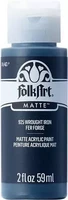Matta akryylimaali tummanharmaa - FolkArt Matte - Wrought Iron 59 ml