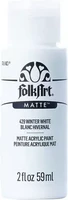 Matta akryylimaali valkoinen - FolkArt Matte - Winter White 59 ml
