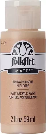 Matta akryylimaali ruskea - FolkArt Matte - Warm Bisque 59 ml