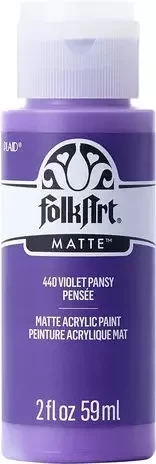 Matta akryylimaali violetti - FolkArt Matte - Violet Pansy 59 ml