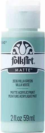 Matta akryylimaali vaaleanvihreä - Folkart Matte - Villa Green 59 ml