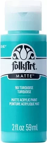 Matta akryylimaali turkoosi - FolkArt Matte - Turquoise 59 ml