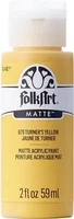 Matta akryylimaali keltainen - FolkArt Matte - Turner's Yellow 59 ml