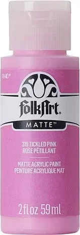 Matta akryylimaali vaaleanpunainen - FolkArt Matte - Tickled Pink 59 ml