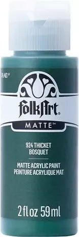 Matta akryylimaali vihreä - FolkArt Matte - Thicket 59 ml
