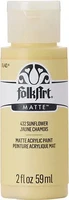 Matta akryylimaali keltainen - FolkArt Matte - Sunflower 59 ml