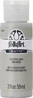 Matta akryylimaali harmaa - FolkArt Matte - Steel Gray 59 ml