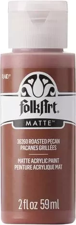 Matta akryylimaali ruskea - FolkArt Matte - Roasted Pecan 59 ml