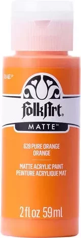 Matta akryylimaali oranssi - FolkArt Matte - Pure Orange 59 ml
