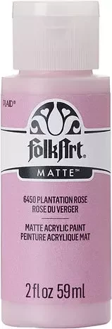 Matta akryylimaali vaaleanpunainen - FolkArt Matte - Plantation Rose 59 ml