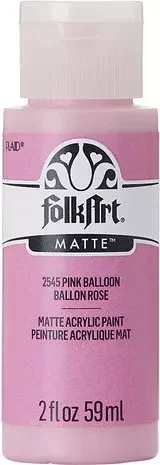 Matta akryylimaali vaaleanpunainen - FolkArt Matte - Pink Balloon 59 ml