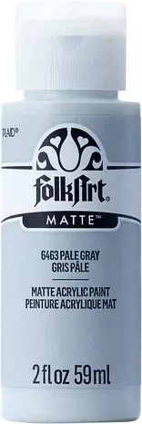 Matta akryylimaali harmaa - FolkArt Matte - Pale Gray 59 ml