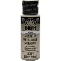 Metallihohtomaali ruskea - Folkart Metallic Taupe 59 ml