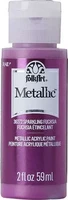 Metallihohtomaali violetti - Folkart Metallic Sparkling Fuchsia 59 ml