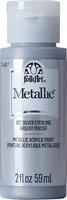 Metallihohtomaali hopea - Folkart Metallic Silver Sterling 59 ml