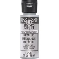 Metallihohtomaali hopea - Folkart Metallic Silver Anniversary 59 ml