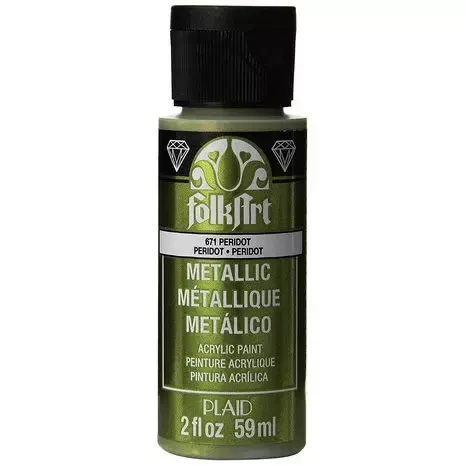Metallihohtomaali vihreä - Folkart Metallic Peridot 59 ml