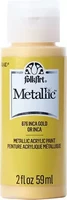 Metallihohtomaali keltainen - Folkart Metallic Inca Gold 59 ml