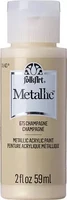 Metallihohtomaali ruskea - Folkart Metallic Champagne 59 ml