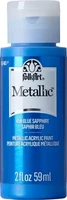 Metallihohtomaali sininen - Folkart Metallic Blue Sapphire 59 ml