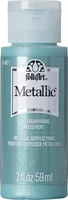 Metallihohtomaali turkoosi - Folkart Metallic Aquamarine 59 ml