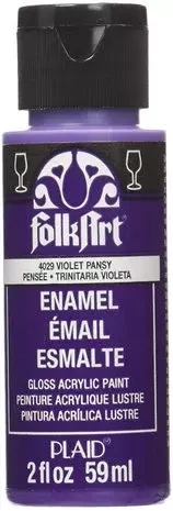 Lasimaali violetti - Folkart Enamel Glass Violet Pansy 59 ml